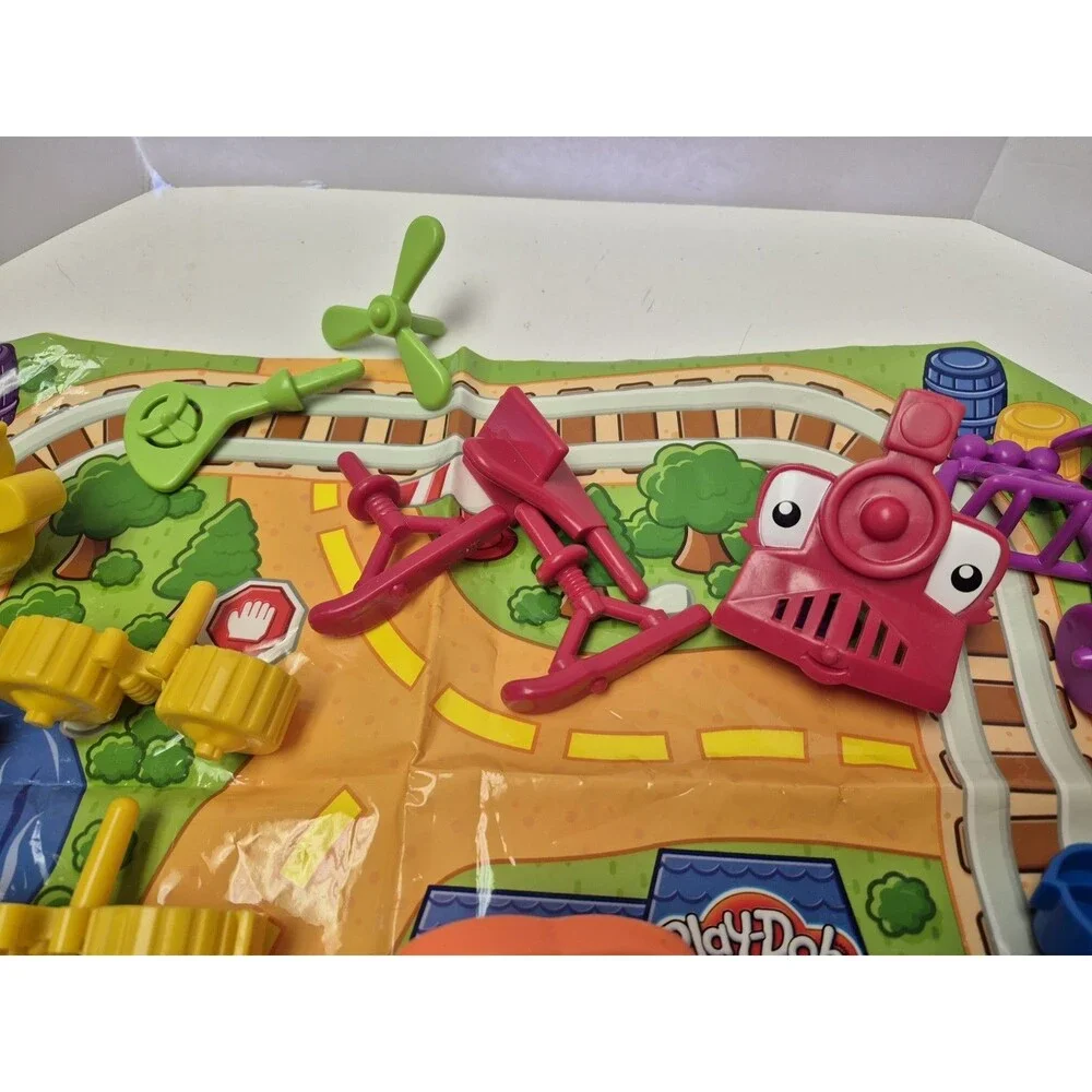 PLAY-DOH 1st Creations Cars Trains Planes 22 pieces, used no case